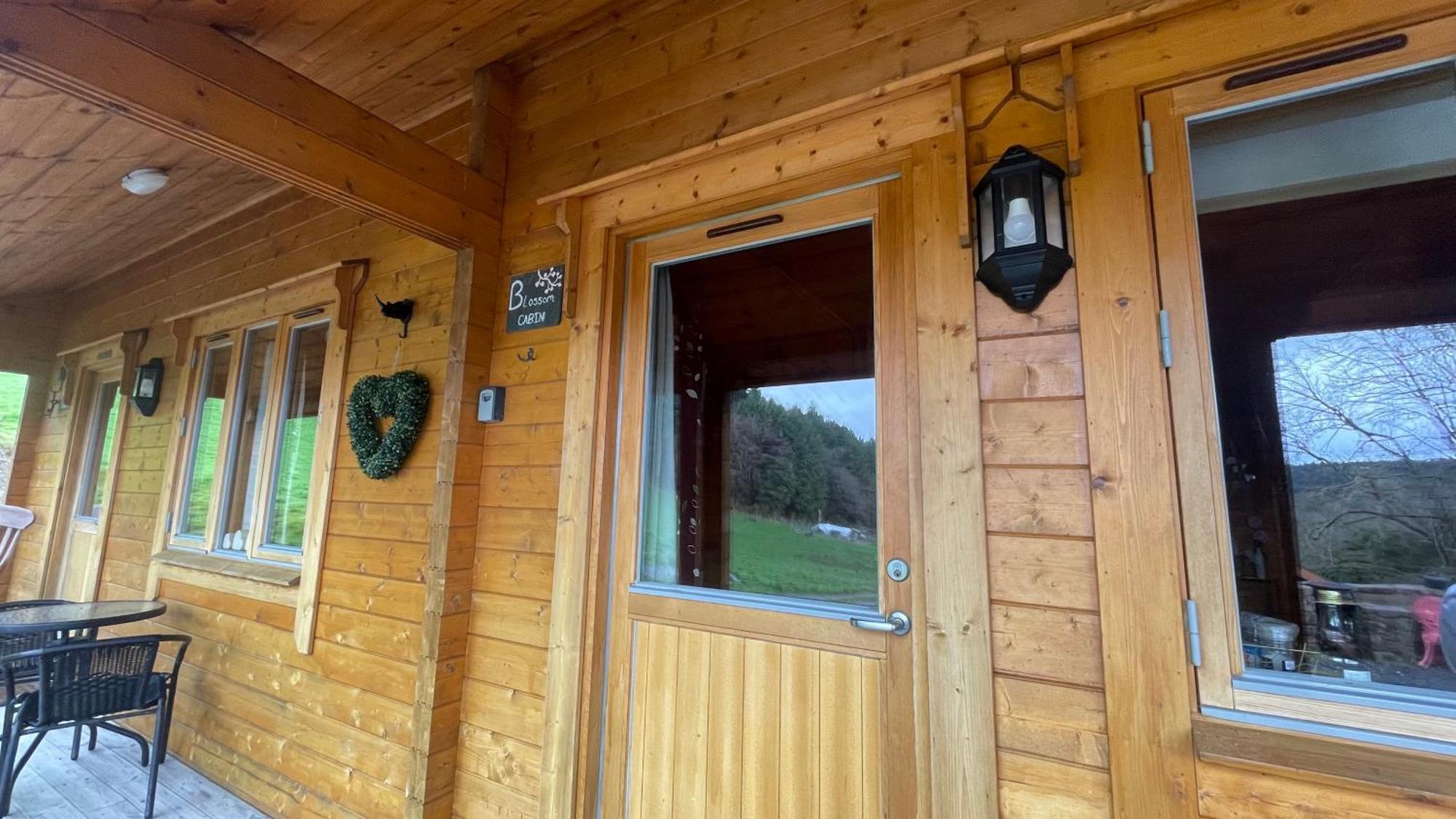 Blossom Cabin - Little Log Cabin In Wales 纽敦 外观 照片